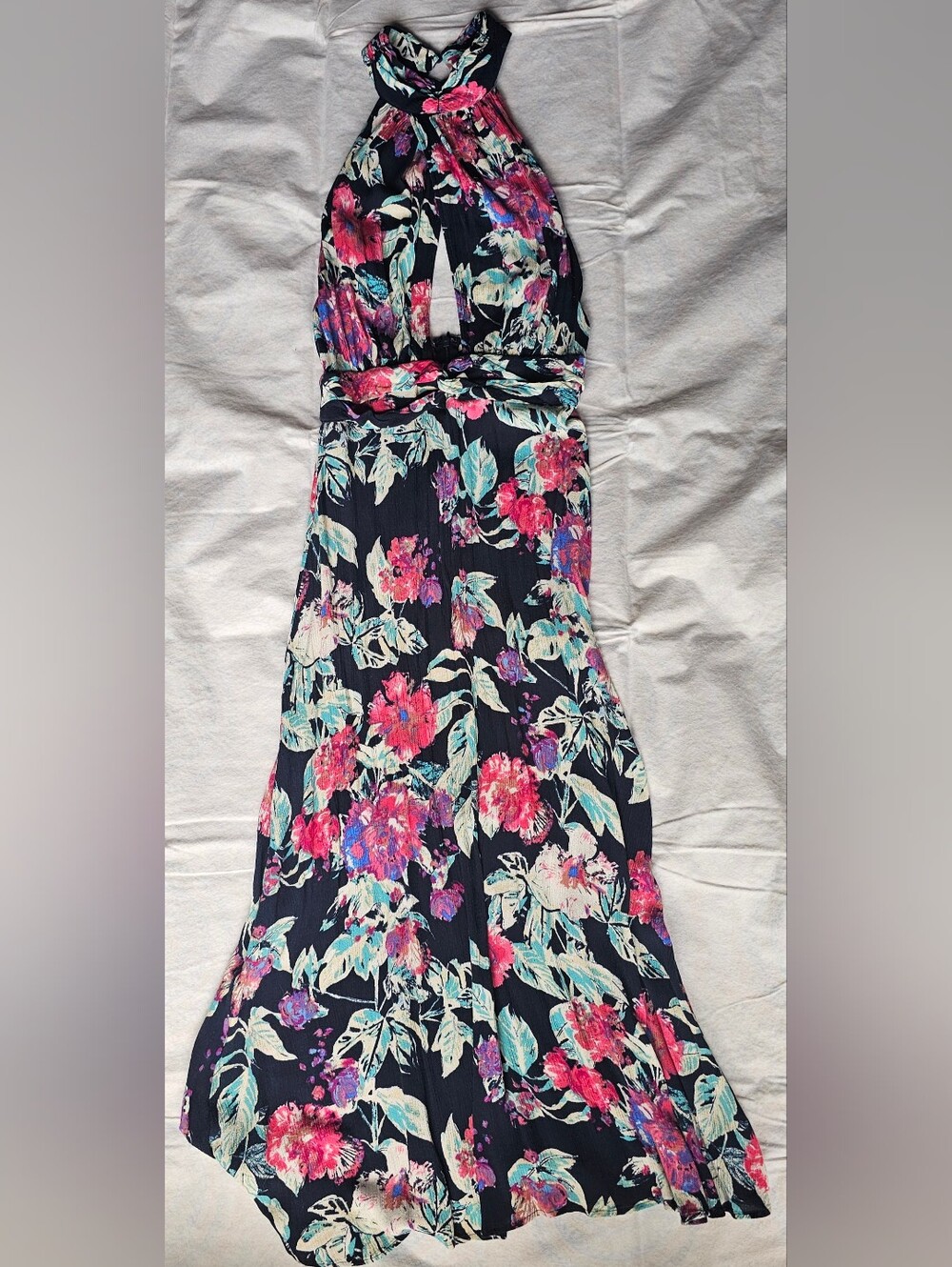 Floral Maxi Cocktail Dress